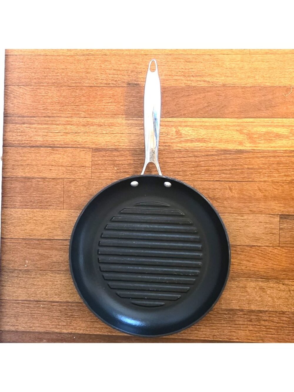 GreenPan Cast Iron Grill Pan Cobalt Blue Ceramic Bottom 7128 Green Pan